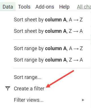 Cách xóa hàng trống trong Google Sheets